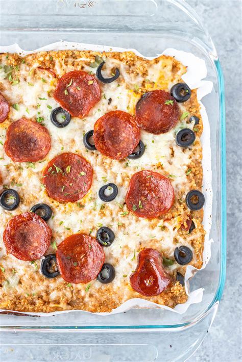 pizza-quinoa-casserole-easy-meal-prep-gluten-free image