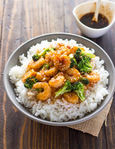easy-honey-garlic-shrimp-and-broccoli-gimme-delicious image