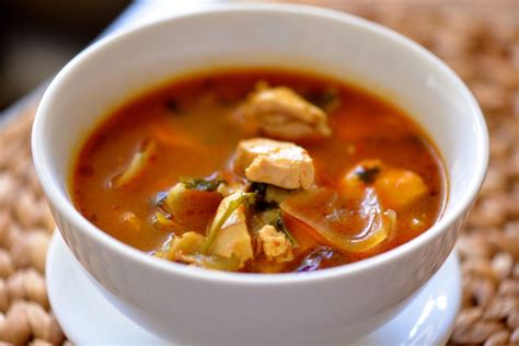 spicy-crock-pot-chicken-soup-with-vegetables image