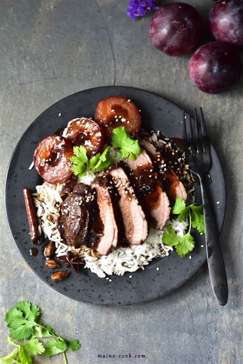 slow-roasted-duck-breast-with-plum-sauce-everyday image