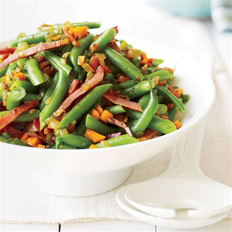 green-beans-with-soffritto-and-country-ham-food-wine image