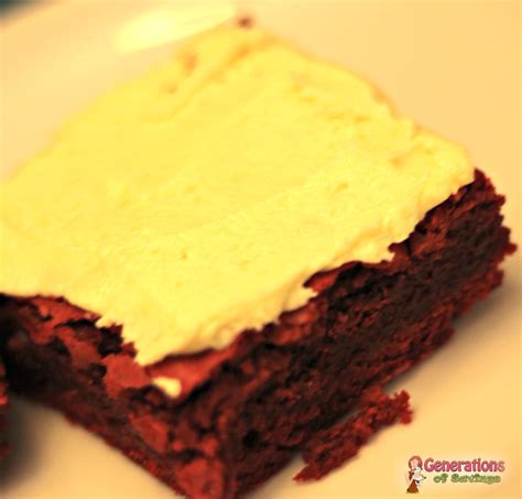 red-velvet-brownies-with-white-chocolate-buttercream image