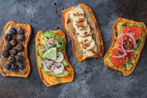 oven-baked-sweet-potato-toast-4-ways-the-real-food image