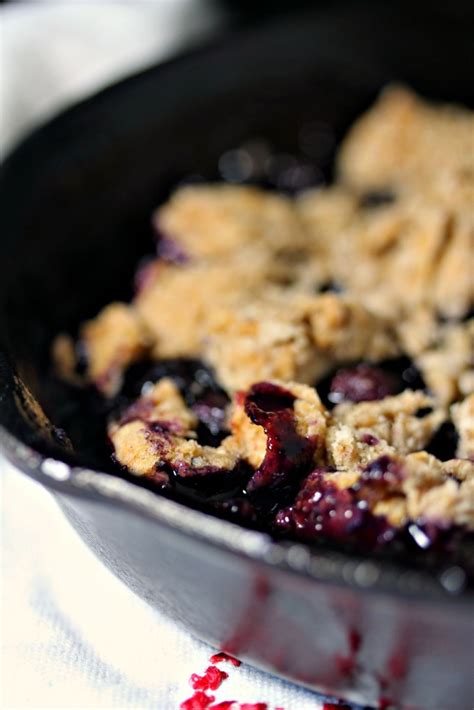 grilled-blueberry-cobbler-kiss-my-smoke image