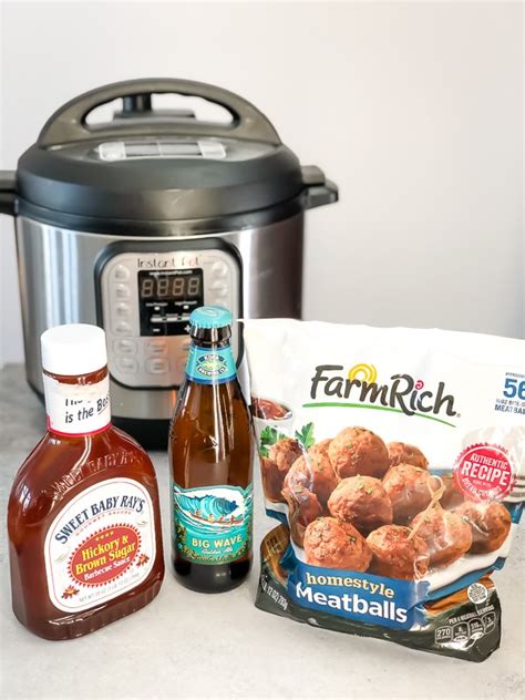 instant-pot-beer-bbq-meatballs-and-rice-busy-cooks image
