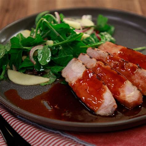 cantonese-sweet-and-sticky-bbq-pork-chops-with-apple image