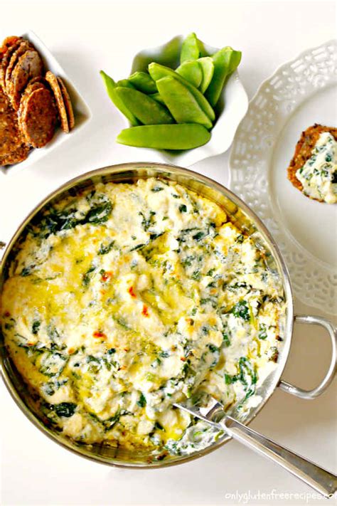 gluten-free-baked-spinach-ricotta-dip-only image