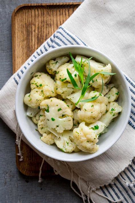 simple-steamed-cauliflower-with-herbs image