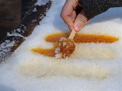 tire-sur-la-neige-recipe-canadian-maple-syrup-taffy image