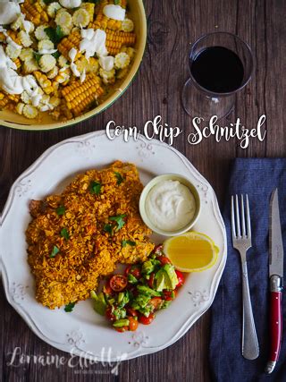 corn-chip-chicken-schnitzels-with-garlic-crema-not image