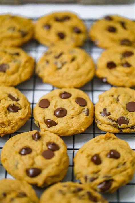 eggless-soft-batch-pumpkin-chocolate-chip-cookies image