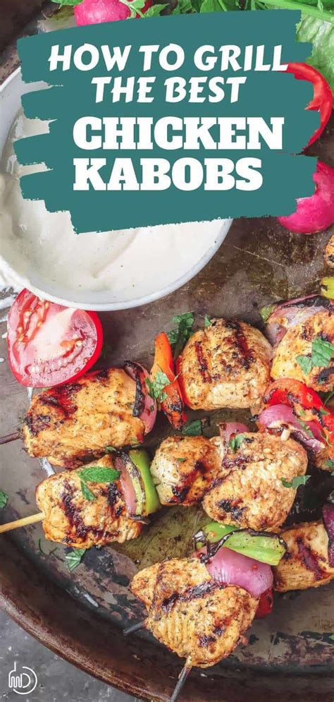 best-grilled-chicken-kabobs-the-mediterranean-dish image