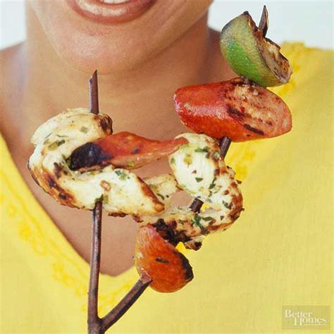 chicken-and-sausage-kabobs-better-homes-gardens image