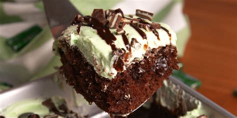 how-to-make-grasshopper-poke-cake-recipe-delish image