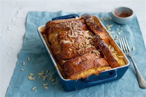 baked-french-toast-with-almonds-and-cinnamon image
