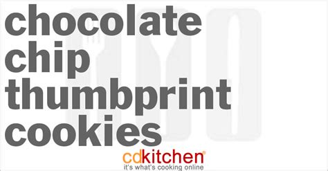 chocolate-chip-thumbprint-cookies image