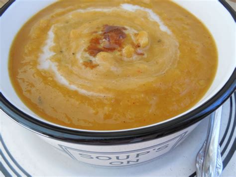 crock-pot-butternut-squash-pumpkin-soup-drizzle image