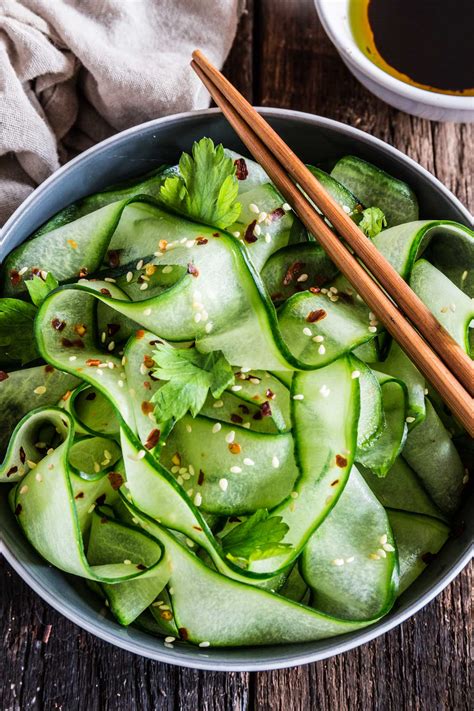 thai-cucumber-salad-with-sesame-ginger-dressing image