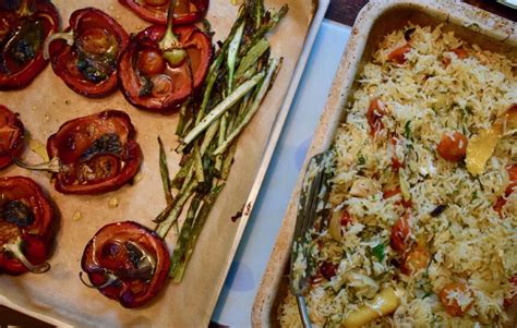 one-pan-baked-mediterranean-rice-recipe-with image