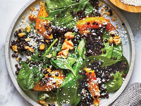 lentil-salad-with-beets-and-spinach-recipe-cooking image