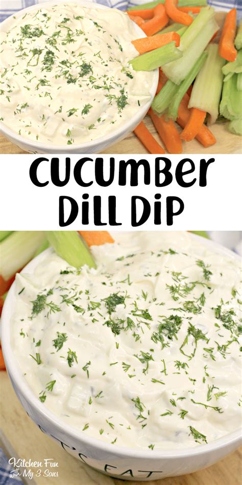 cucumber-dill-dip-recipe-kitchen-fun-with-my-3-sons image