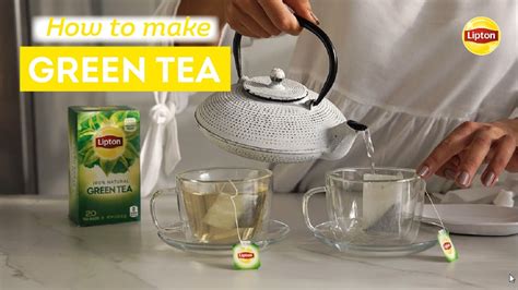 how-to-make-green-tea-with-lipton-youtube image