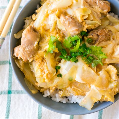 oyakodon-chicken-and-egg-rice-bowl-foodie-baker image