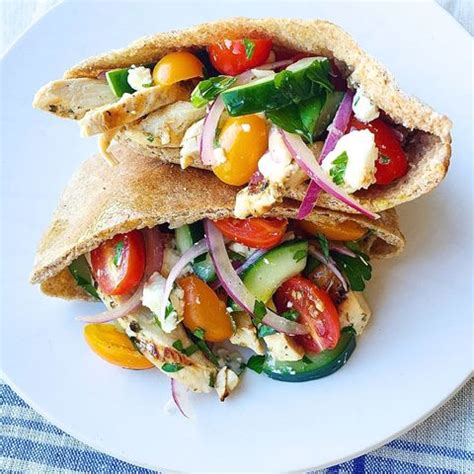 greek-salad-pita-pockets-with-grilled-chicken-delish image