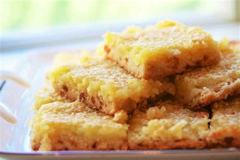 gingered-lemon-bars-recipe-simply image
