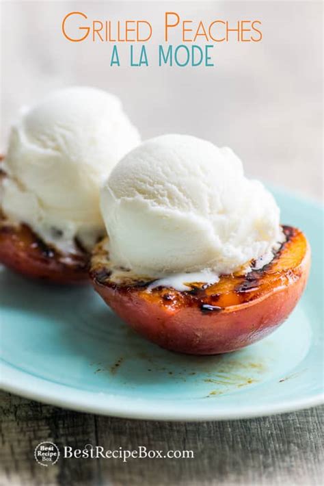 grilled-peaches-recipe-ice-cream-best-dessert-best image