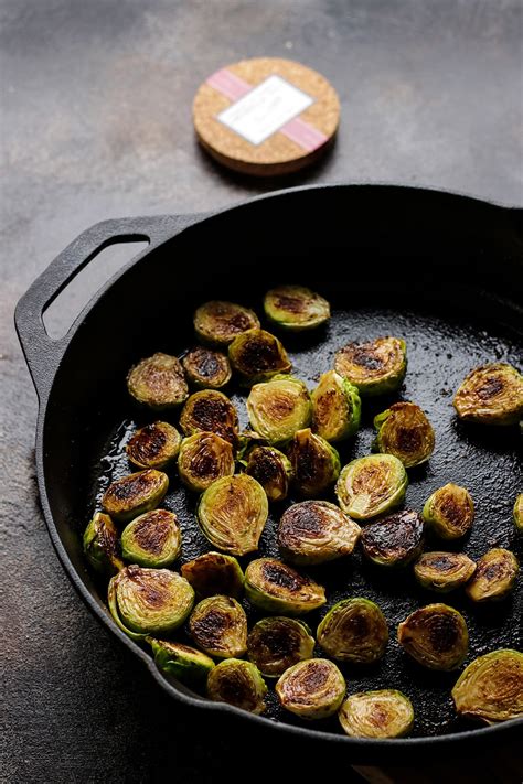 pan-seared-balsamic-glazed-brussels-sprouts-happy image