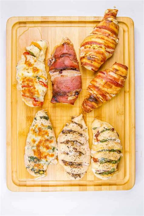 easy-baked-stuffed-chicken-breast-1-method-7-flavors image