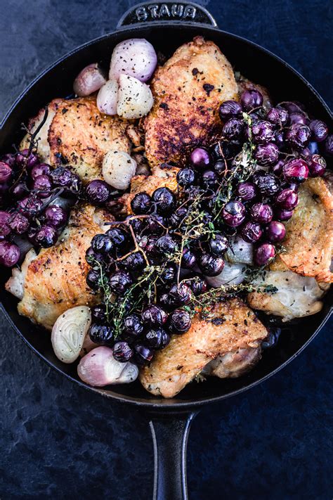 thyme-roasted-chicken-with-caramelized-shallots image