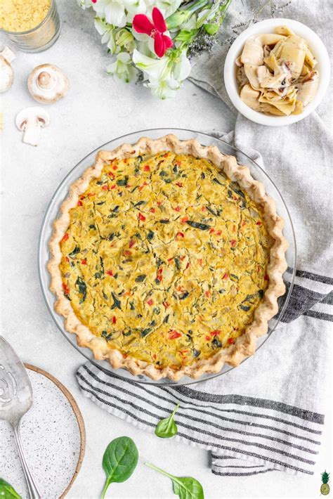easy-vegan-spinach-artichoke-quiche-must-try image