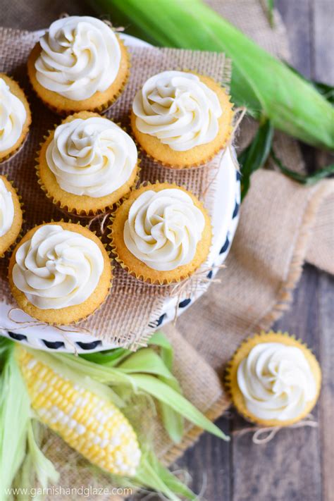 cornbread-cupcakes-with-honey-buttercream-frosting image