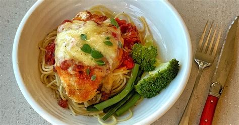 easy-baked-chicken-parmigiana-recipe-by-vj-cooks image