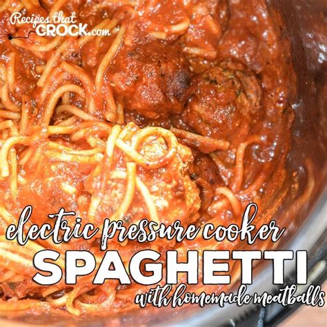 electric-pressure-cooker-spaghetti-with-homemade image