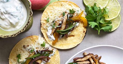 spiced-pepper-mushroom-and-onion-tacos image