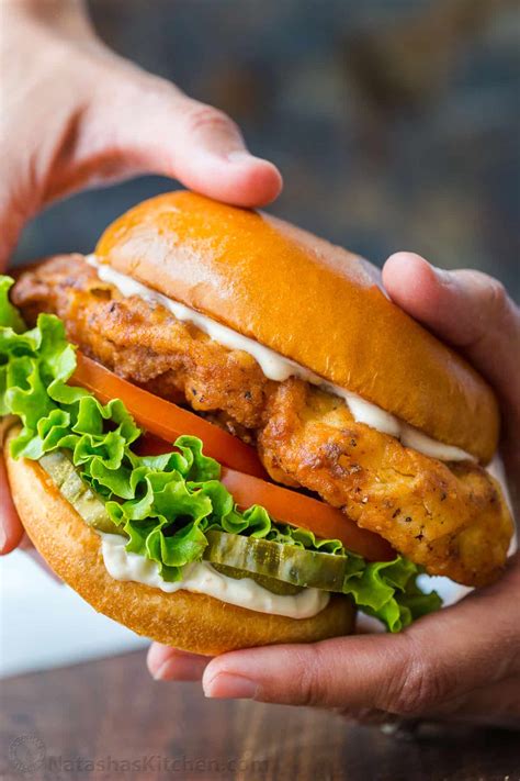 crispy-chicken-sandwich-recipe-video image
