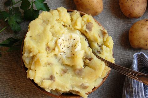 mashed-potatoes-steeped-with-garlic-onion-and-herbs image