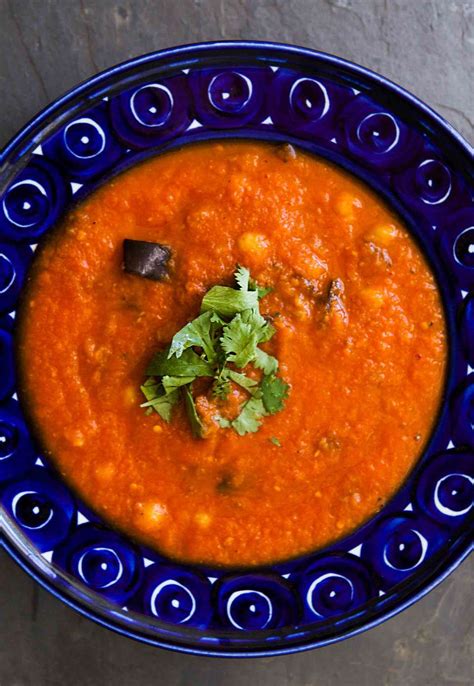 roasted-eggplant-and-tomato-soup-recipe-simply image