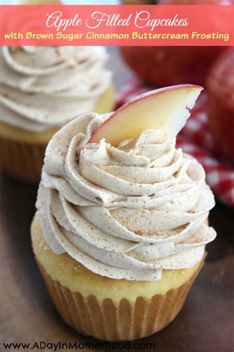 apple-filled-cupcakes-with-brown-sugar-cinnamon-buttercream image