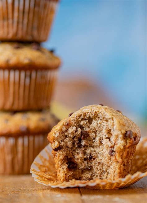 the-easiest-banana-chocolate-chip-muffins image