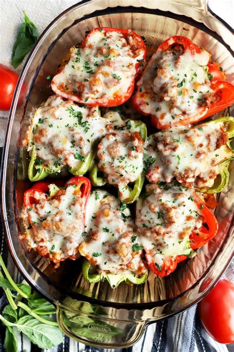spicy-italian-stuffed-peppers-recipe-cake-n-knife image