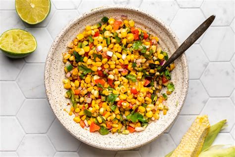 pan-grilled-corn-salsa-fast-easy-from-my-bowl image