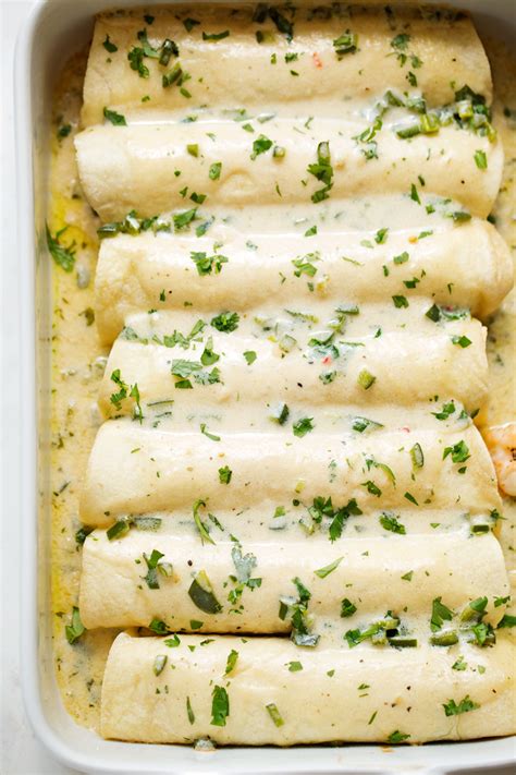 shrimp-enchiladas-with-creamy-poblano-sauce image