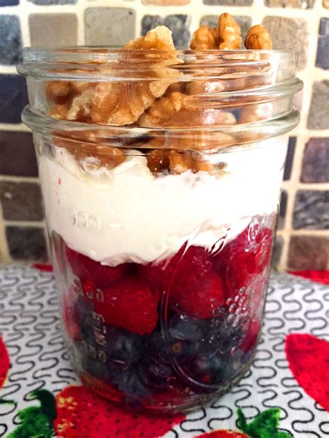 low-carb-yogurt-breakfast-with-berries-and-nuts image