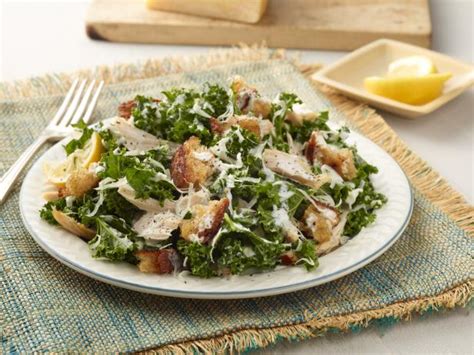kale-buttermilk-caesar-salad-with-chicken-cooking image