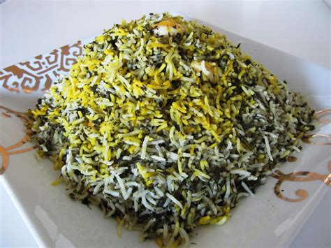 sabzi-polo-سبزی-پلو-fresh-herb-rice-faes-twist image