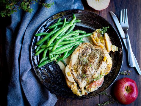 skillet-creamy-chicken-with-apples-healthy-world-cuisine image